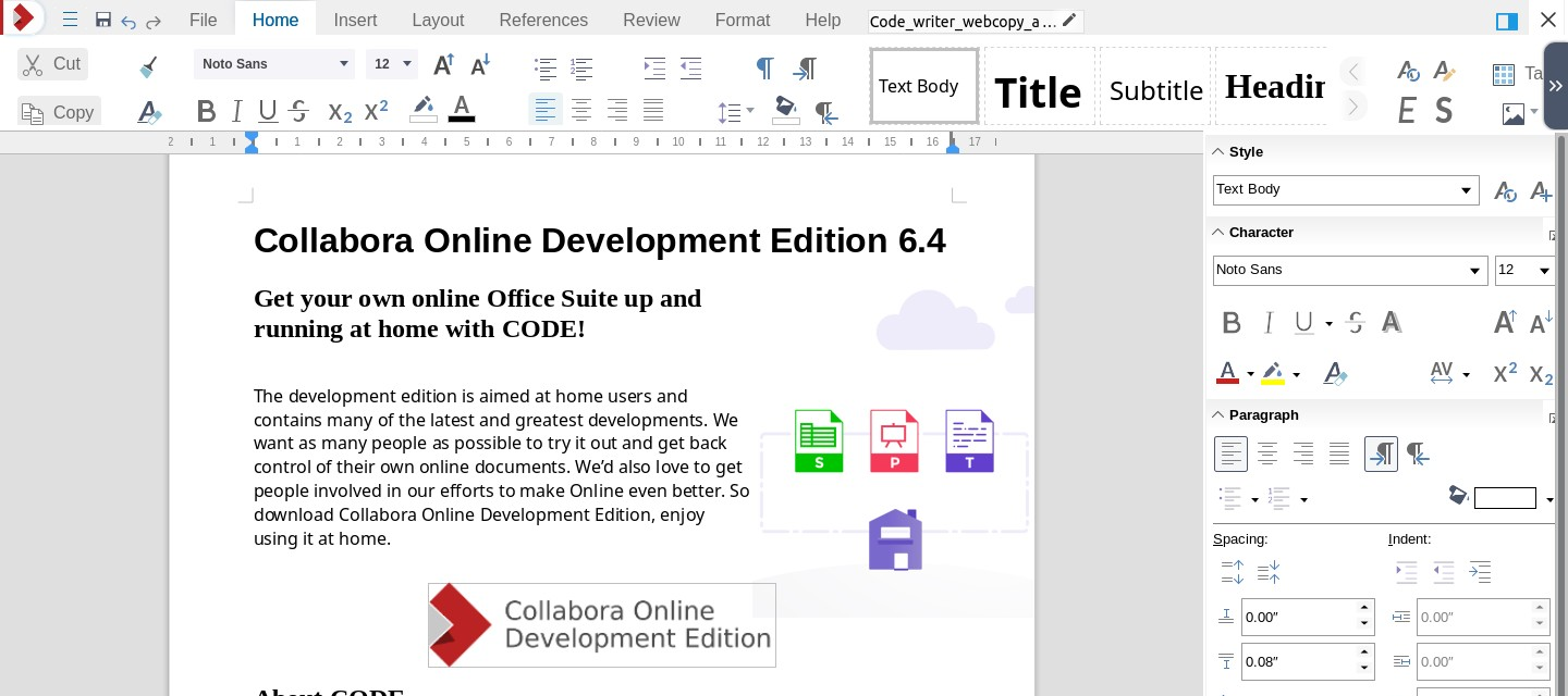 Collabora Online (CODE) Screenshot 2