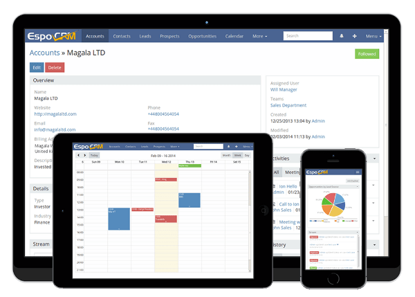 Espo CRM Screenshot 1