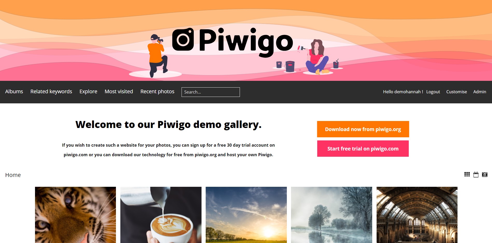 piwigo Screenshot 2